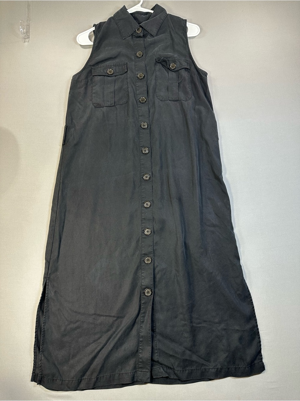Banana Republic Factory Sleeveless Midi Shirt Dress  - Women Medium
